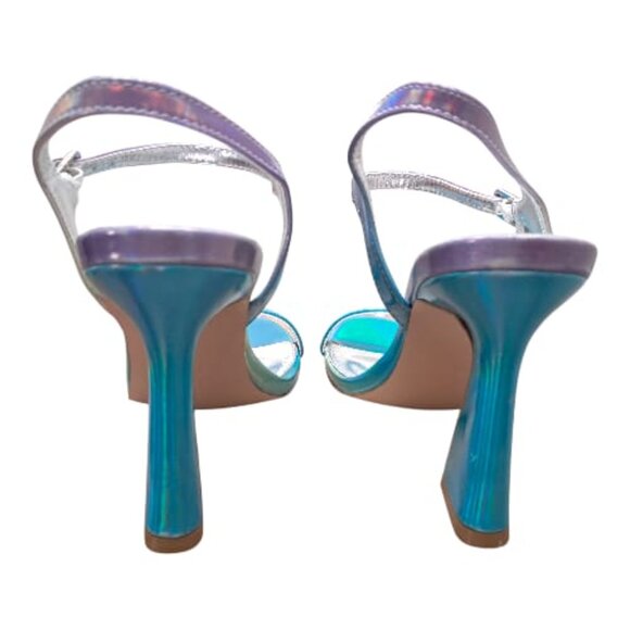 New Madden Girl womens DiscoHeeled Sandal - Pastel Multi Metallic – Size: 5.5 - Picture 5 of 15